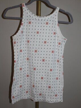 Women's LOFT Outlet Pink Flowered Tank, Size Medium